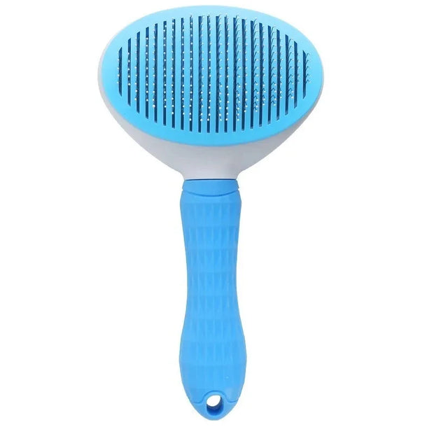 Pet Hair Remover Brush – Self-Cleaning Grooming Tool for Cats & Dogs