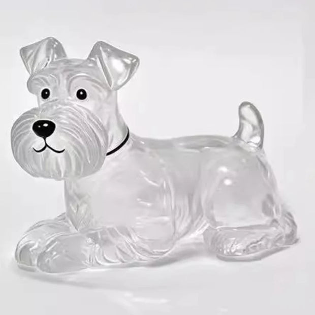 Dog Hair Keepsake Keychain – Memorial Pet Fur Holder, Mini Memory Box, Keyring Pendant