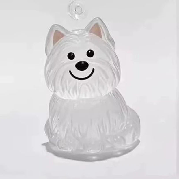 Dog Hair Keepsake Keychain – Memorial Pet Fur Holder, Mini Memory Box, Keyring Pendant