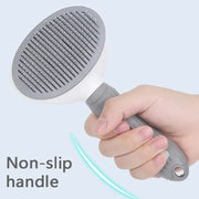 Pet Hair Remover Brush – Self-Cleaning Grooming Tool for Cats & Dogs