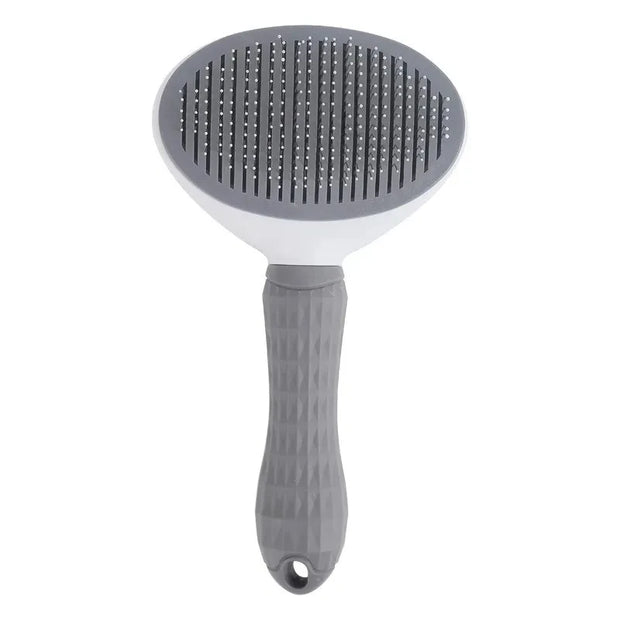 Pet Hair Remover Brush – Self-Cleaning Grooming Tool for Cats & Dogs